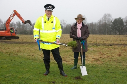 Chief Constable Grahame Maxwell with Chairman of North Yorkshire Police Authority, Jane Kenyon