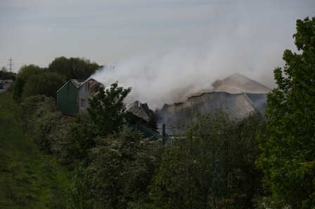 Fire at Todd Waste in Thirsk