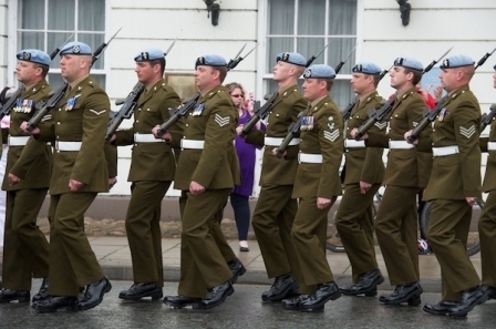 Freedom Parade in Boroughbridge