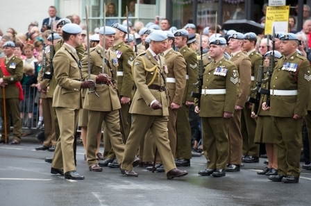 Freedom Parade in Boroughbridge