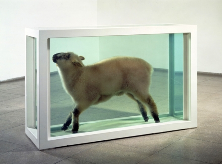 Damien-Hirst-Away-from-the-Flock-1994