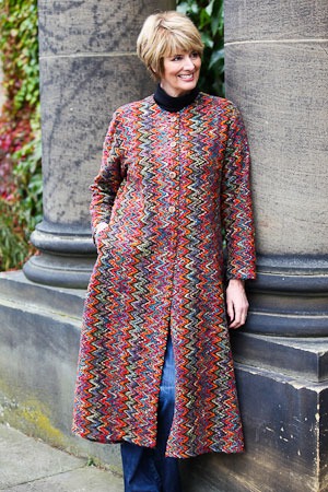 Seaton Aztec Coat by Designer Pat Dawson