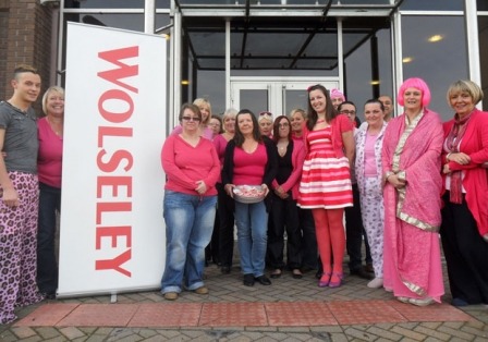 Wolseley staff are in the pink
