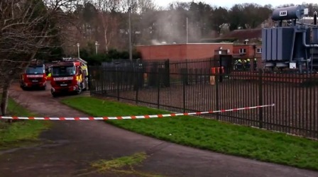 VIDEO: Harrogate substation fire that caused widespread power outages
