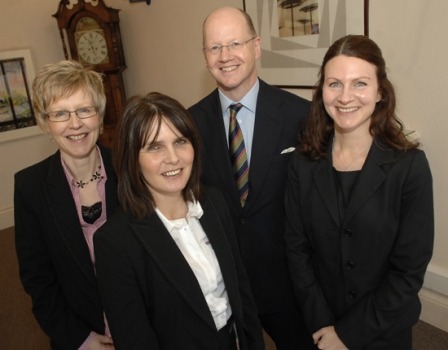 Raworths' new starters: Julie Kerwin, Deborah Williams, William Kinread and Elizabeth Pollock.