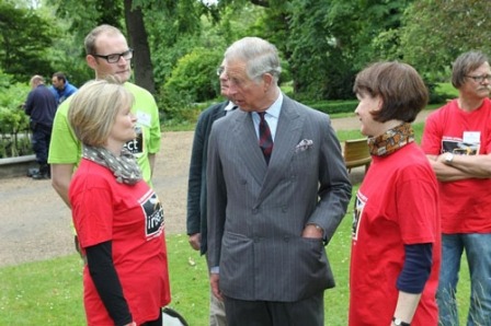 HRH The Prince of Wales hosted a bioblitz at Clarence House to celebrate National Insect Week 2012