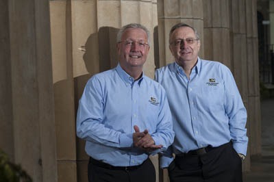 Richard and Andrew Manby, company directors Richard and Andrew Manby, company directors
