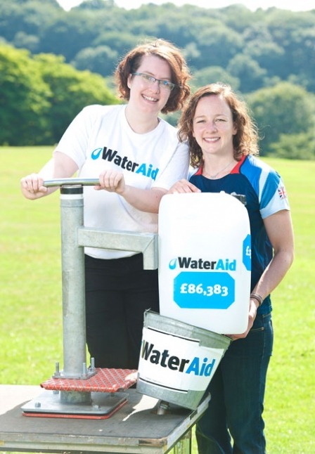 Left: Caroline Beavers, Framework and Commercial Manager at Yorkshire Water  Right: Rebecca Gallantree, Team GB Olympic Diver