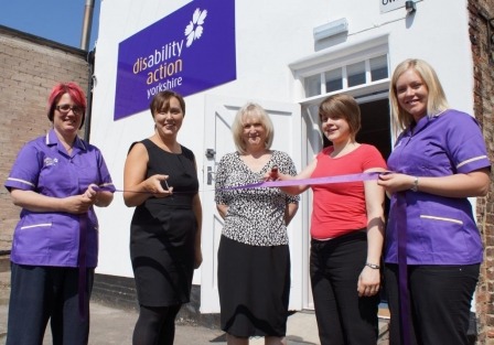 care1aHere To Care! The DAY Home Care team (from left) Julie Kersley, Karen Mintel, DAY chief executive Jackie Snape, Lacey Winn and Sharon Harker at the opening of the new Home Care office in Thirsk