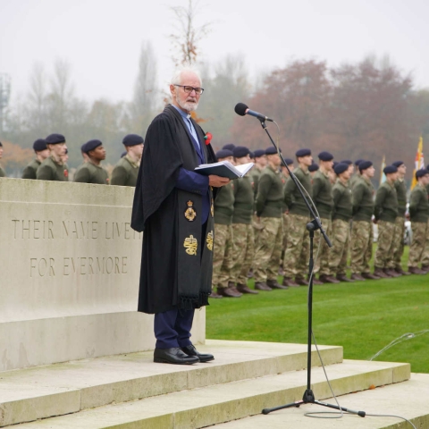 Remembrance at Harrogate (Stonefall) Cemetery, Commonwealth War Graves 2023