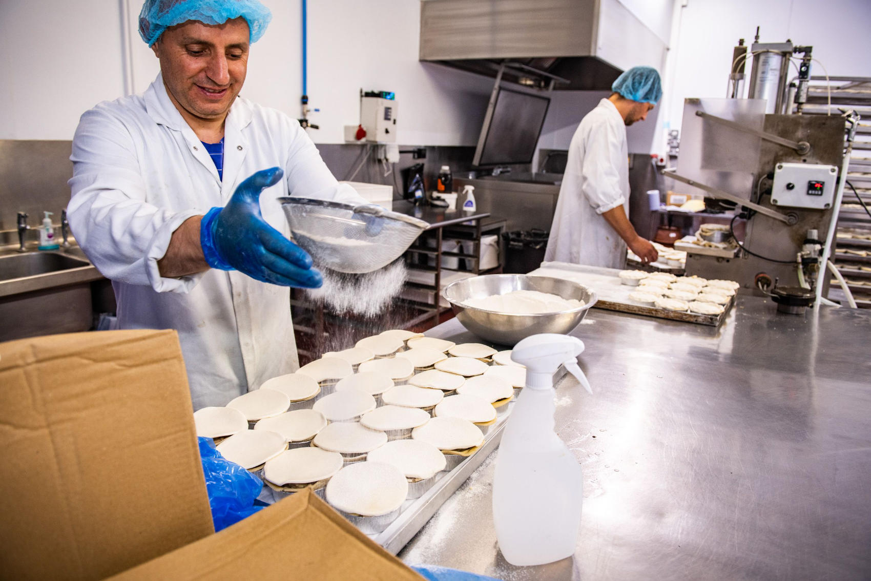 Yorkshire Handmade Pies in production