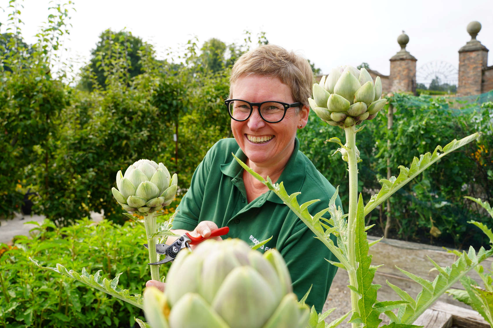 Sarah Owen Hughes, head gardener at Rudding Park