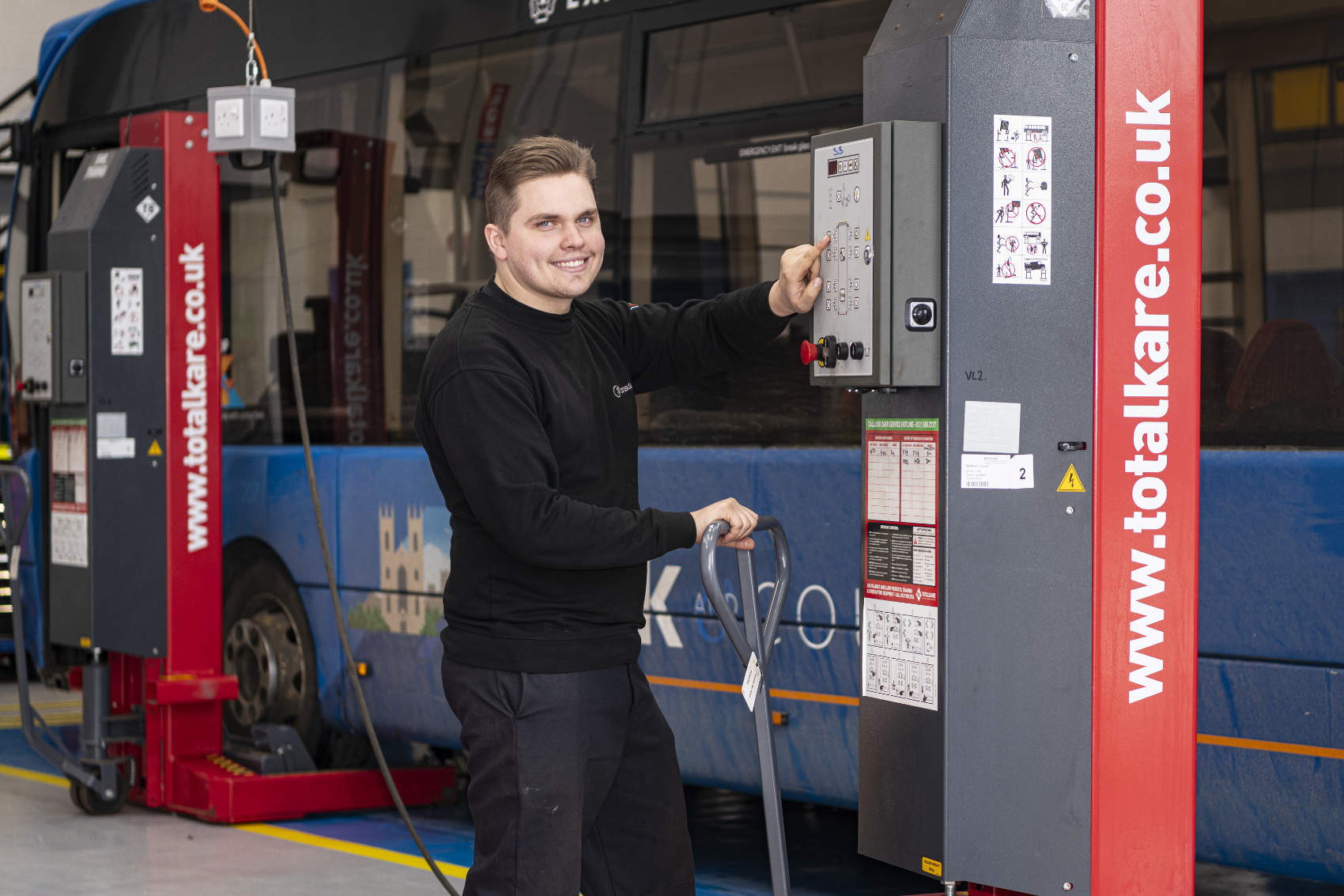 Harrogate-based Engineering Apprentice Owen Baxter is looking forward to a successful career as a skilled engineer with Transdev