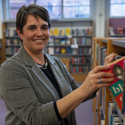 Area librarian at North Yorkshire Council, Nicola Dengate