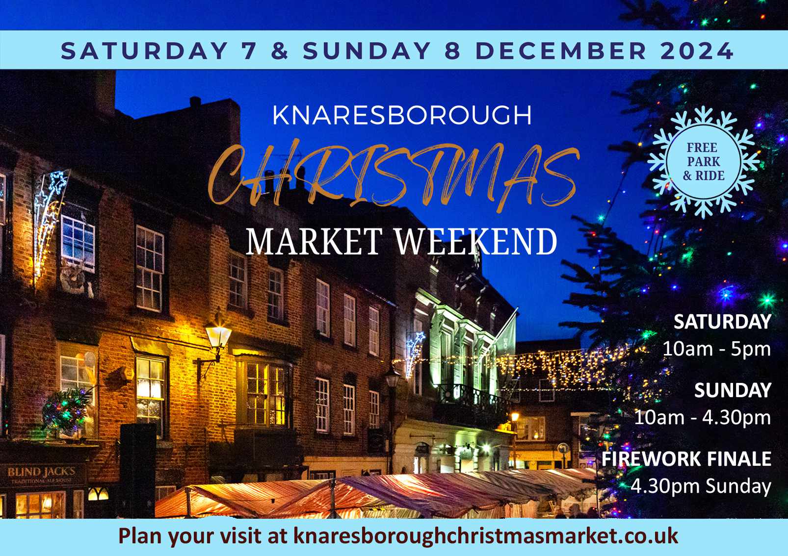 Knaresborough Christmas Market - 7 and 8 December 2024