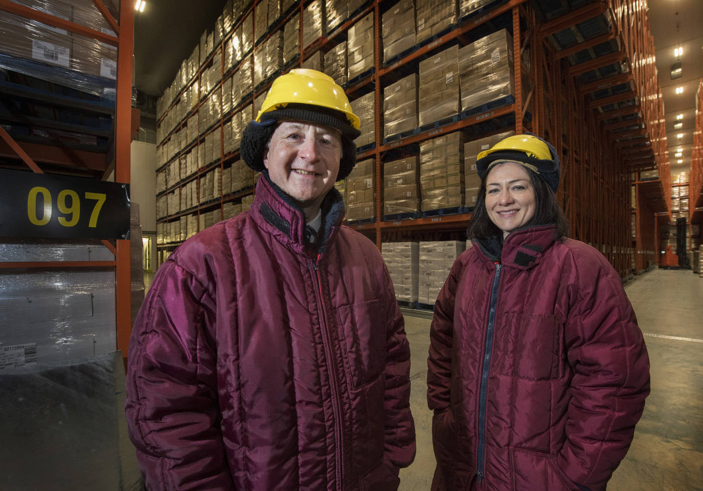 Marcus Boardall, chief executive of Reed Boardall, with finance director Sarah Roberts