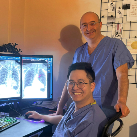 HDFT Consultant Radiologists Dr Daniel Fascia and Dr Andrew Koo