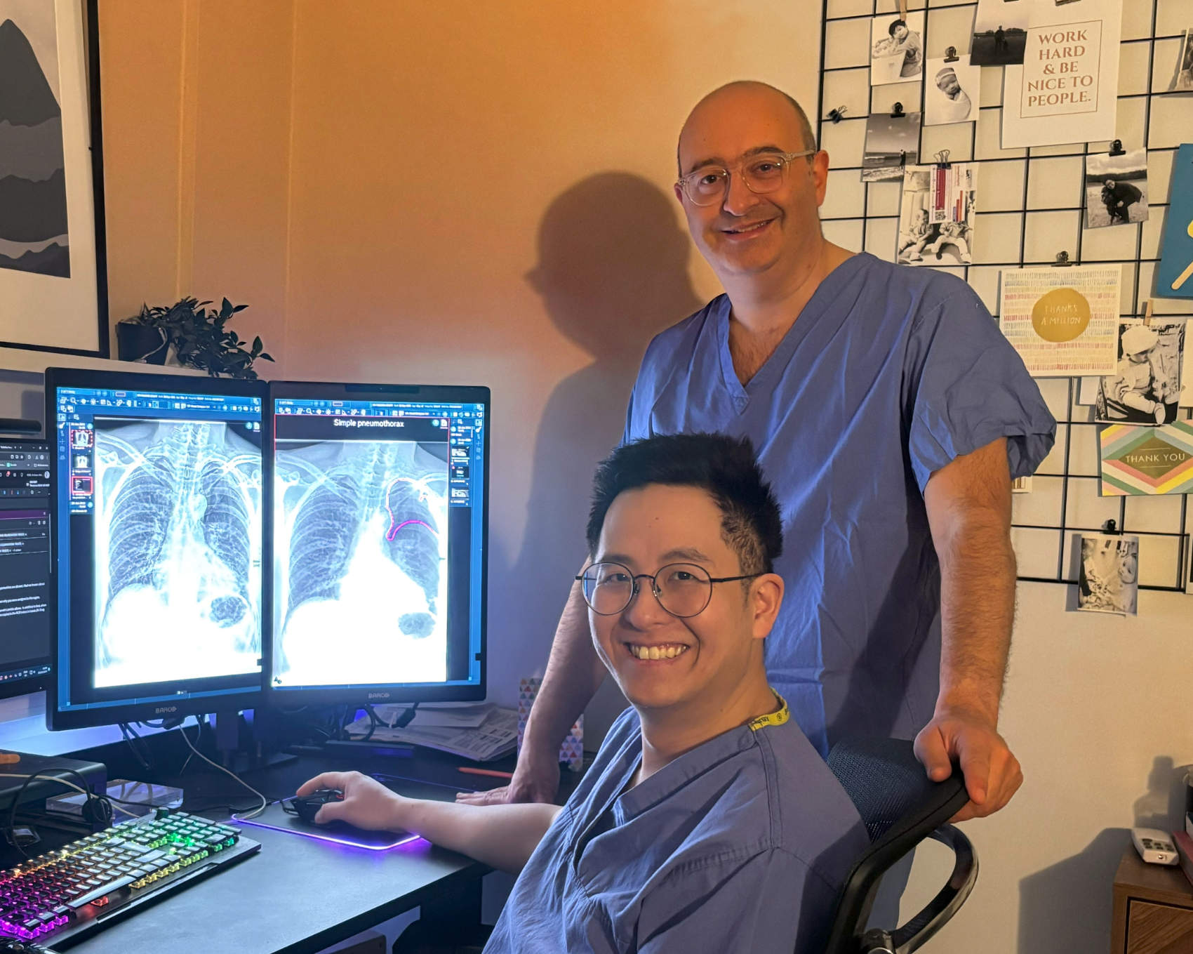 HDFT Consultant Radiologists Dr Daniel Fascia and Dr Andrew Koo