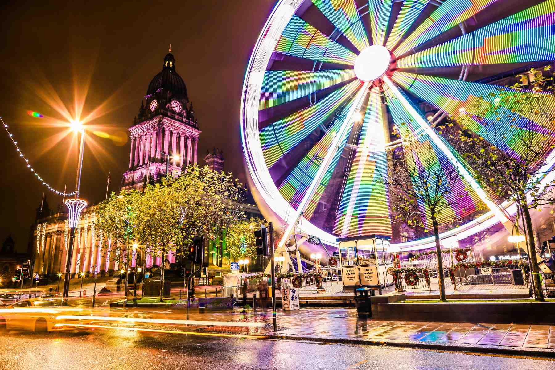 Photo by darren hughes: https://www.pexels.com/photo/long-exposure-photography-of-ferris-wheel-2261980/