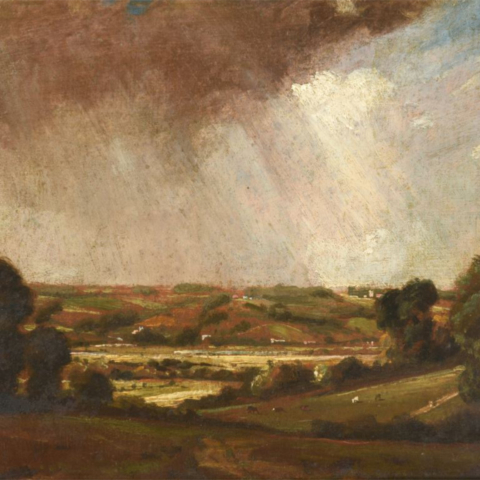 John Constable, ‘Dedham Vale looking towards Langham’ (c.1809-14) – Sold for £320,000